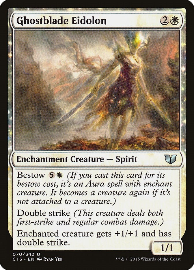 Ghostblade Eidolon (70) [C15] - MTG Single