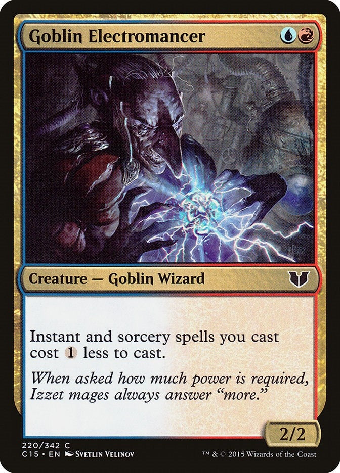 Goblin Electromancer (220) [C15] - MTG Single