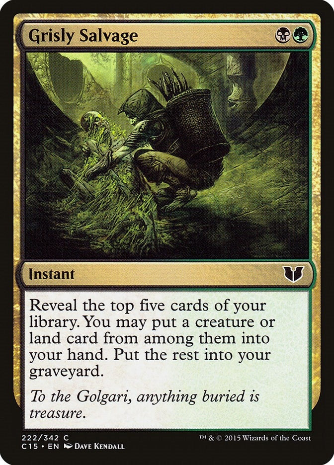 Grisly Salvage (222) [C15] - MTG Single