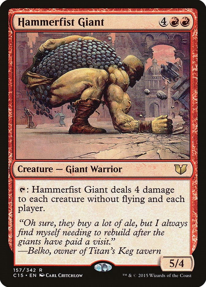 Hammerfist Giant (157) [C15] - MTG Single