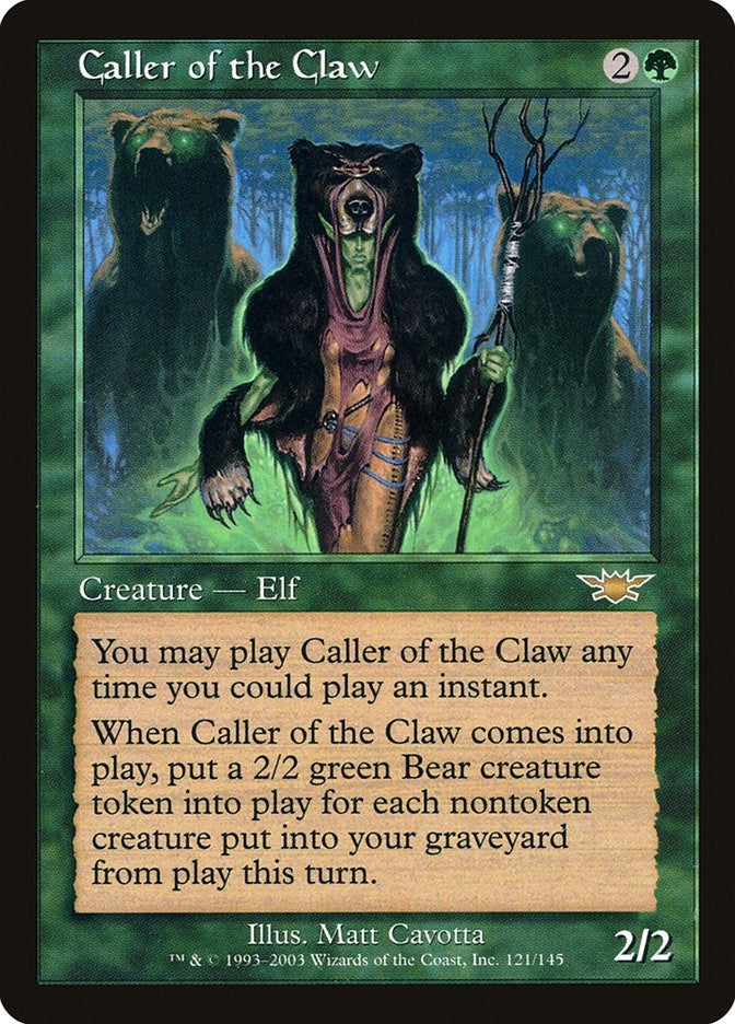 Caller of the Claw (121) [LGN] - MTG Single