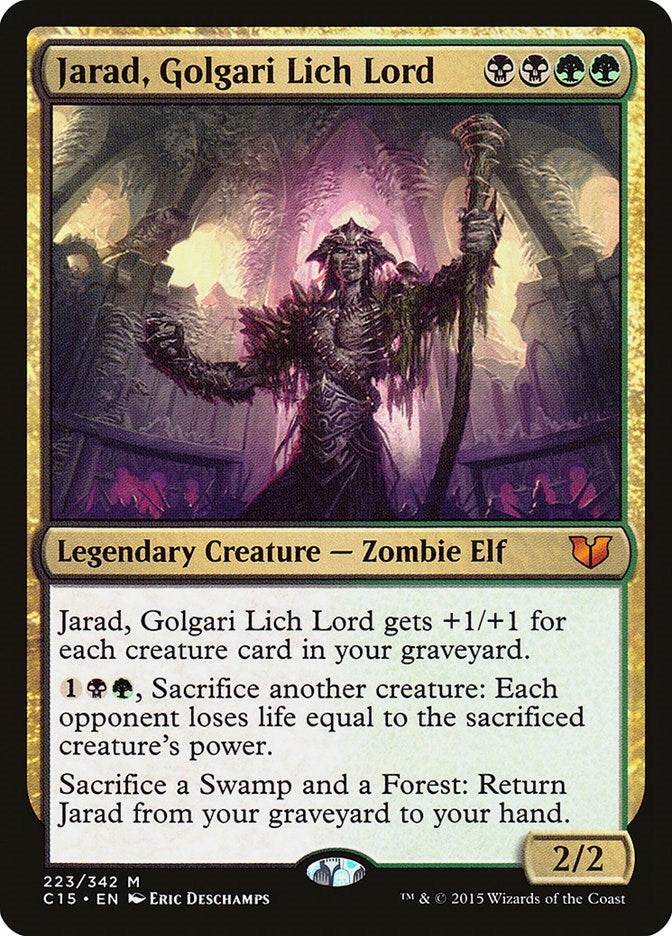 Jarad Golgari Lich Lord (223) [C15] - MTG Single