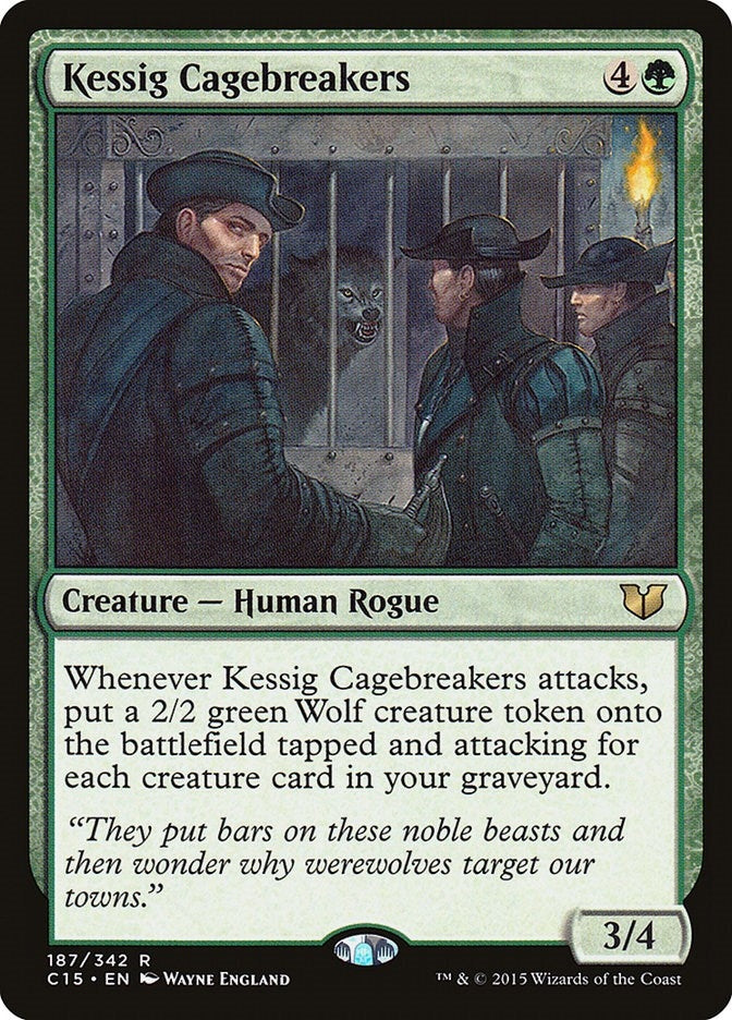 Kessig Cagebreakers (187) [C15] - MTG Single