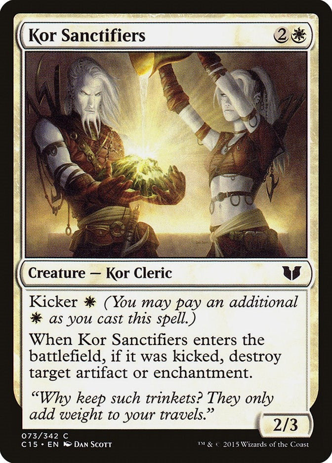 Kor Sanctifiers (73) [C15] - MTG Single