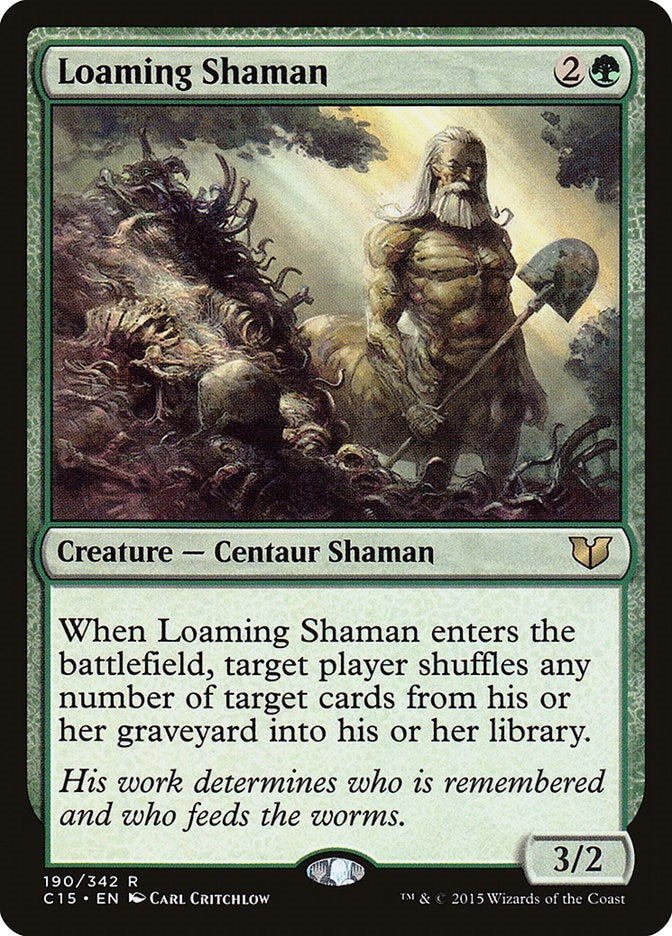 Loaming Shaman (190) [C15] - MTG Single
