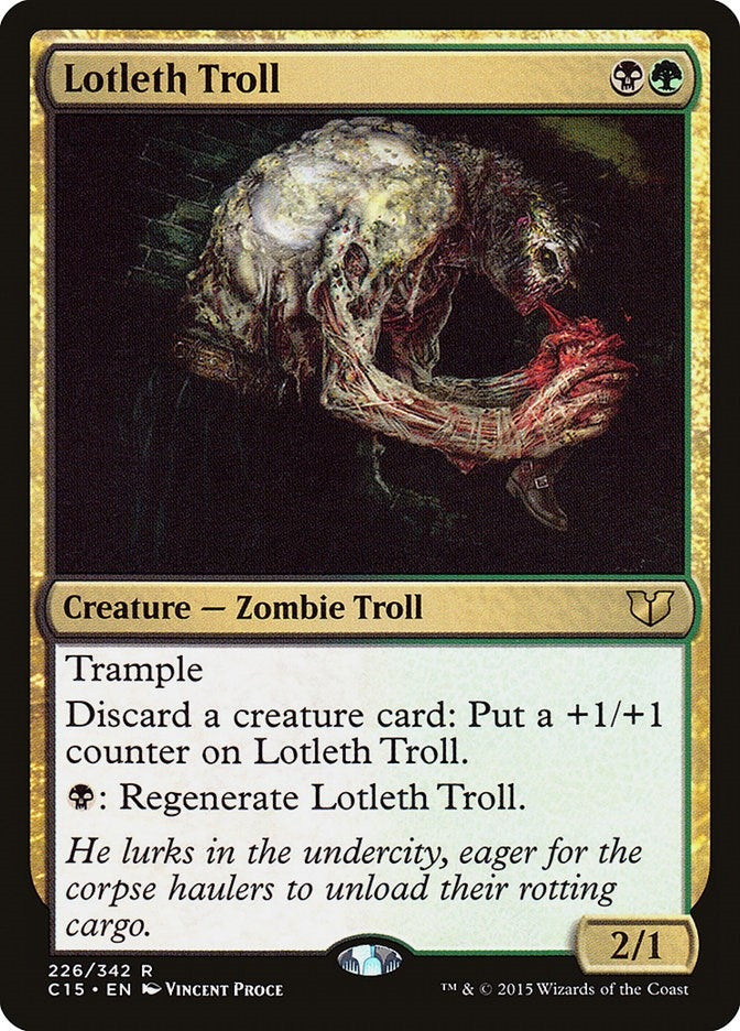 Lotleth Troll (226) [C15] - MTG Single