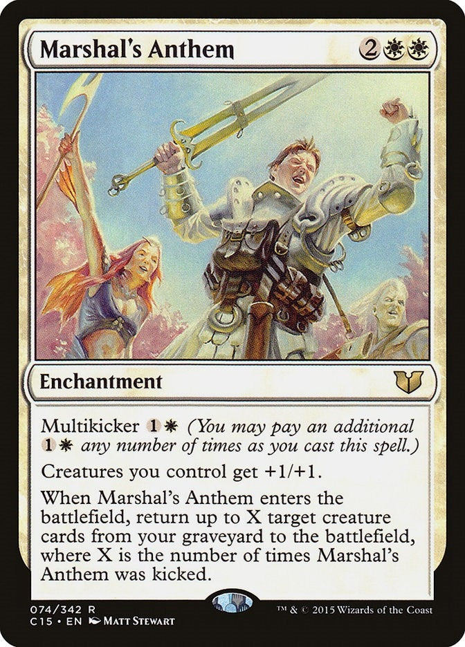 Marshal’s Anthem (74) [C15] - MTG Single