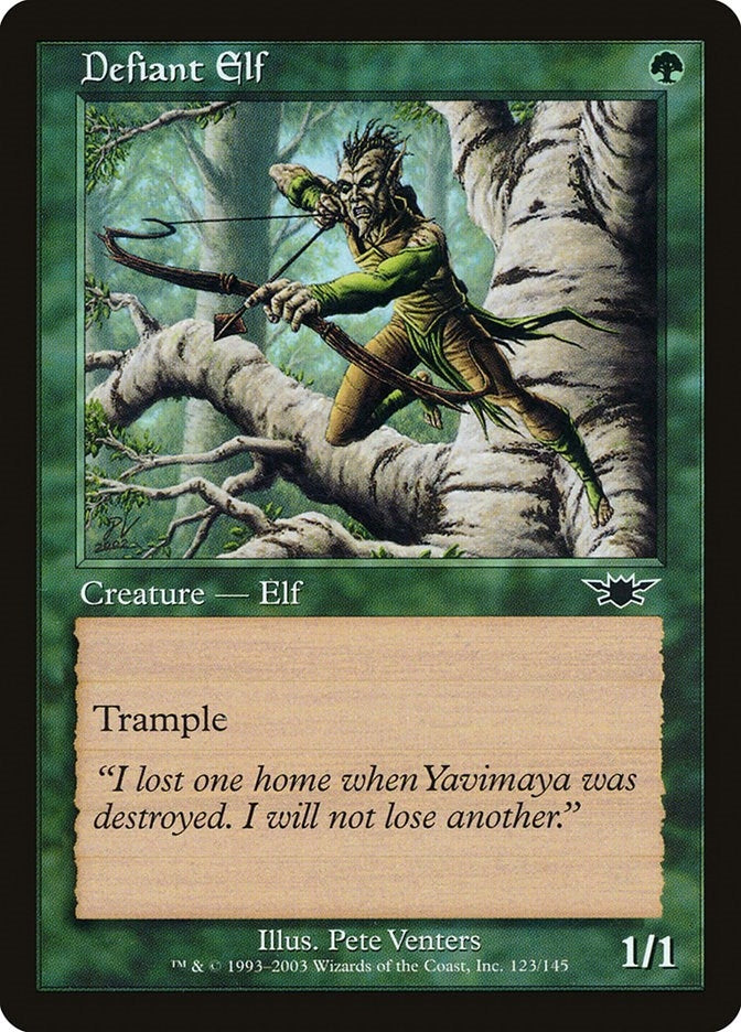 Defiant Elf (123) [LGN] - MTG Single