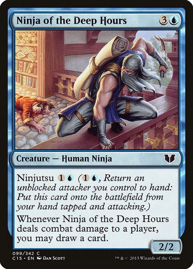 Ninja of the Deep Hours (99) [C15] - MTG Single