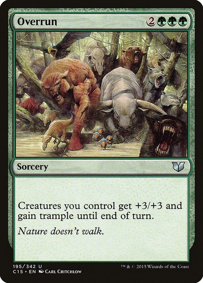 Overrun (195) [C15] - MTG Single