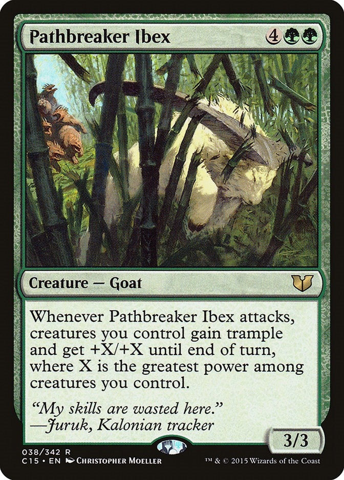 Pathbreaker Ibex (38) [C15] - MTG Single