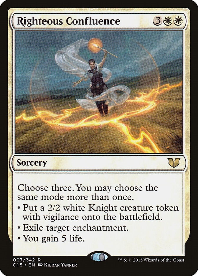 Righteous Confluence (7) [C15] - MTG Single