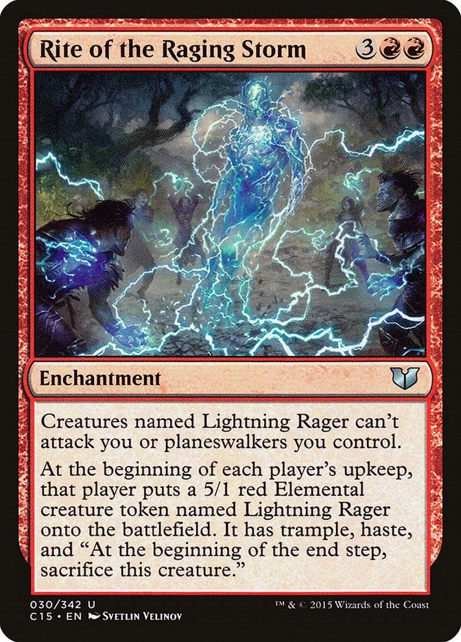 Rite of the Raging Storm (30) [C15] - MTG Single