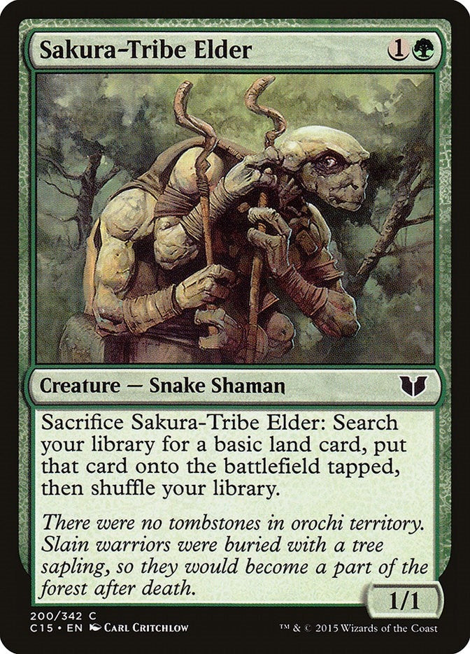Sakura-Tribe Elder (200) [C15] - MTG Single