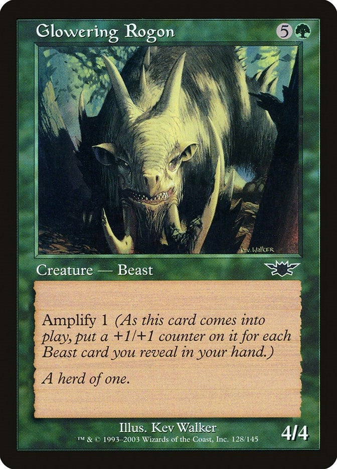 Glowering Rogon (128) [LGN] - MTG Single