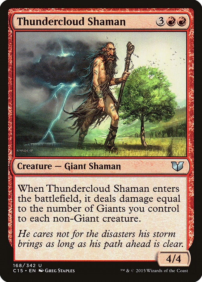 Thundercloud Shaman (168) [C15] - MTG Single