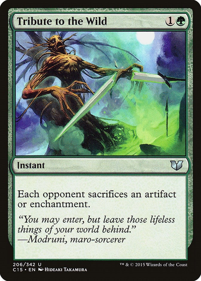 Tribute to the Wild (206) [C15] - MTG Single