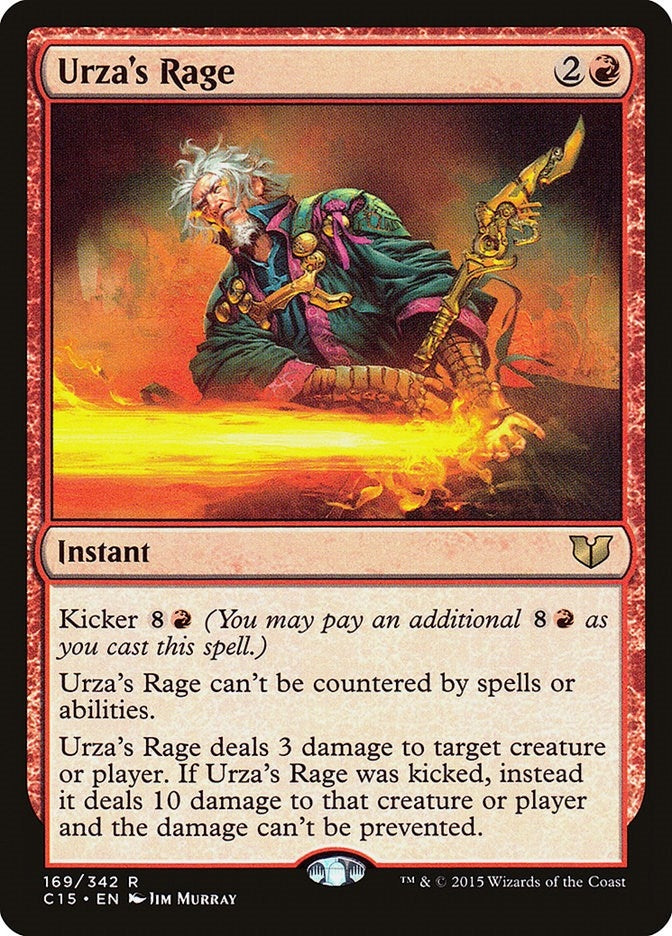 Urza’s Rage (169) [C15] - MTG Single