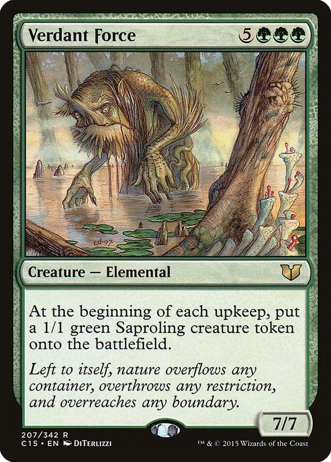 Verdant Force (207) [C15] - MTG Single