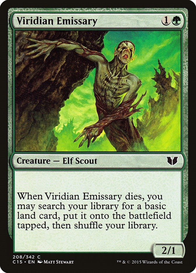 Viridian Emissary (208) [C15] - MTG Single