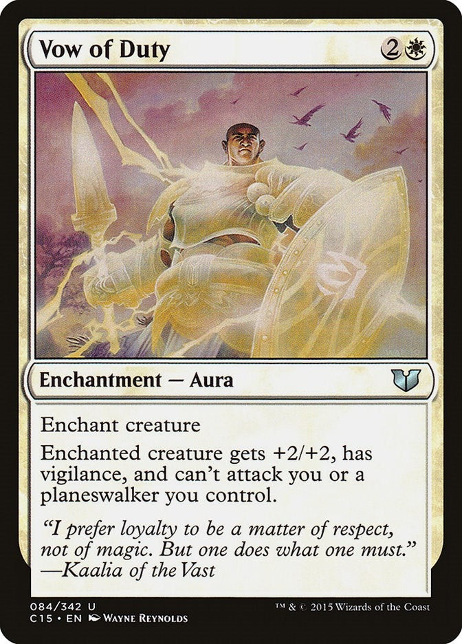 Vow of Duty (84) [C15] - MTG Single