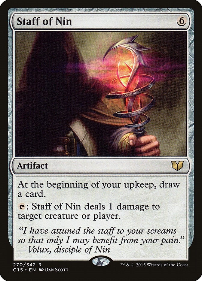 Staff of Nin (270) [C15] - MTG Single