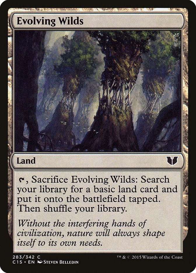 Evolving Wilds (283) [C15] - MTG Single