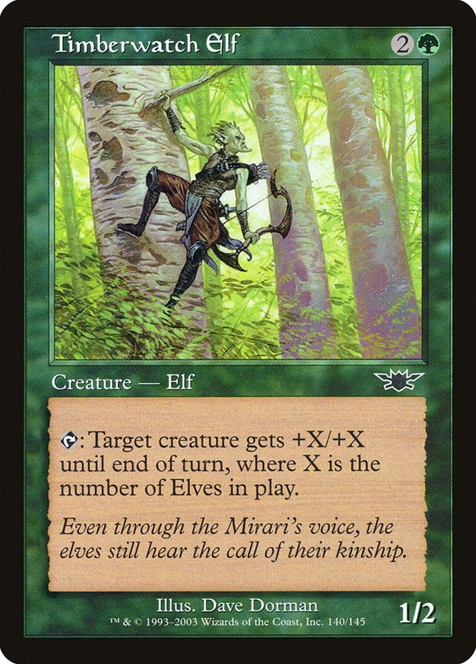Timberwatch Elf (140) [LGN] - MTG Single