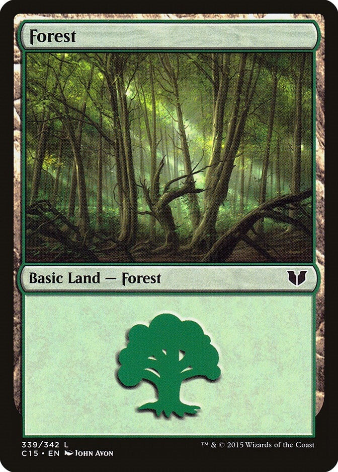Forest (339) (339) [C15] - MTG Single
