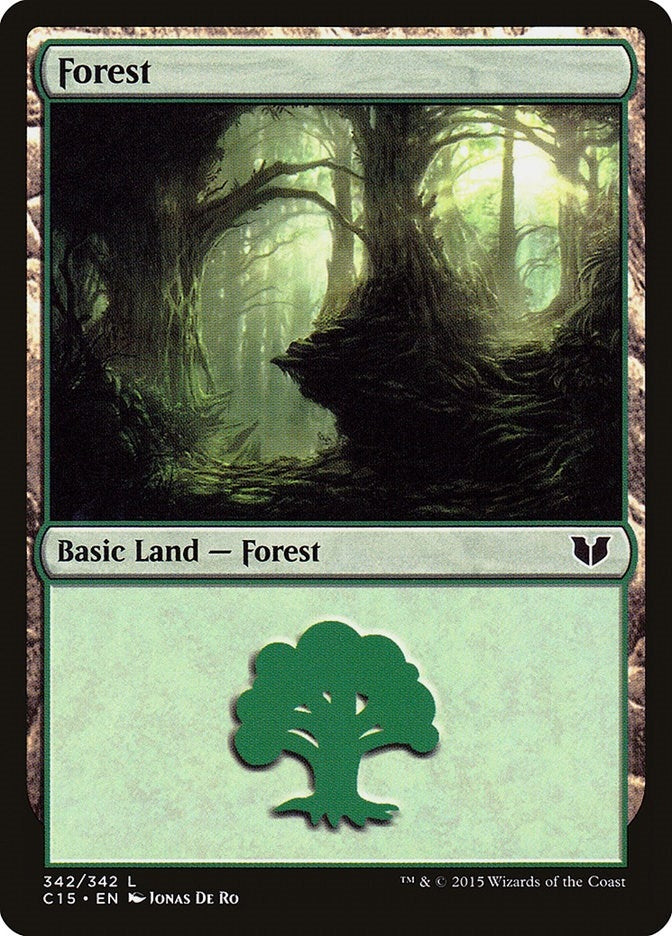 Forest (342) (342) [C15] - MTG Single