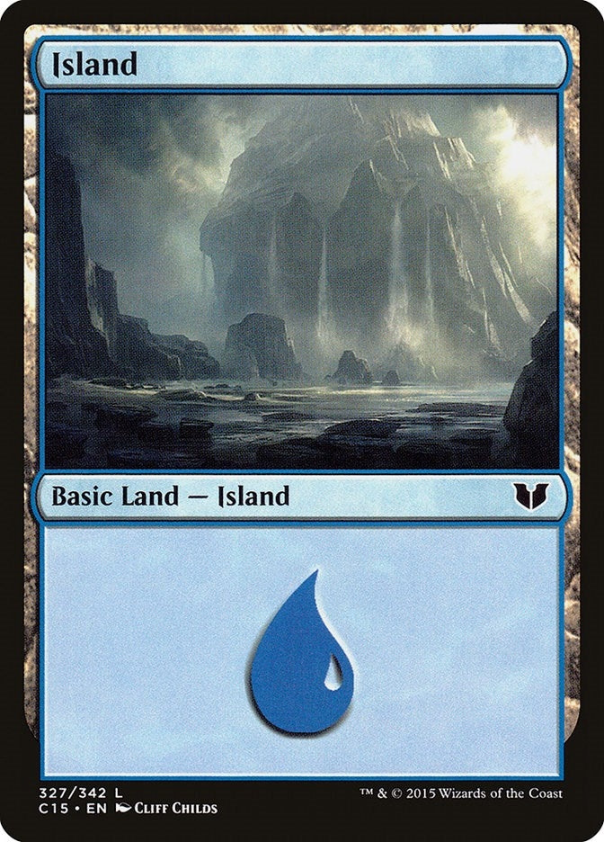 Island (327) (327) [C15] - MTG Single