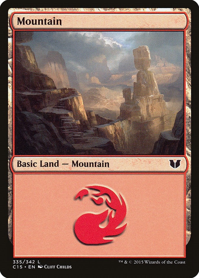 Mountain (335) (335) [C15] - MTG Single