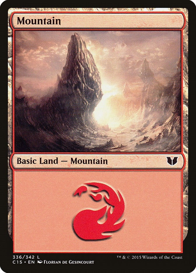 Mountain (336) (336) [C15] - MTG Single