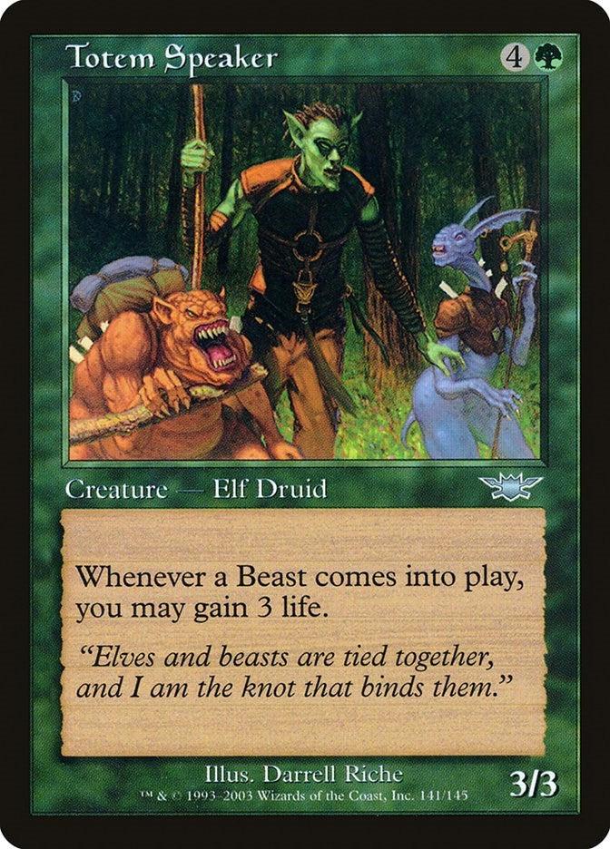 Totem Speaker (141) [LGN] - MTG Single