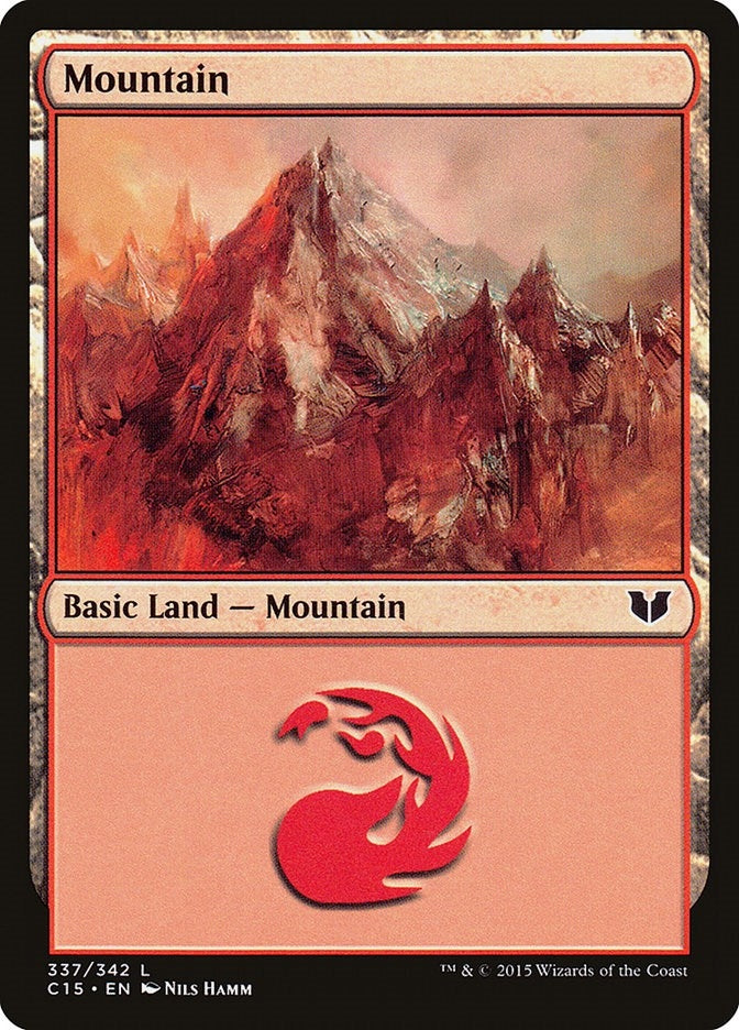 Mountain (337) (337) [C15] - MTG Single