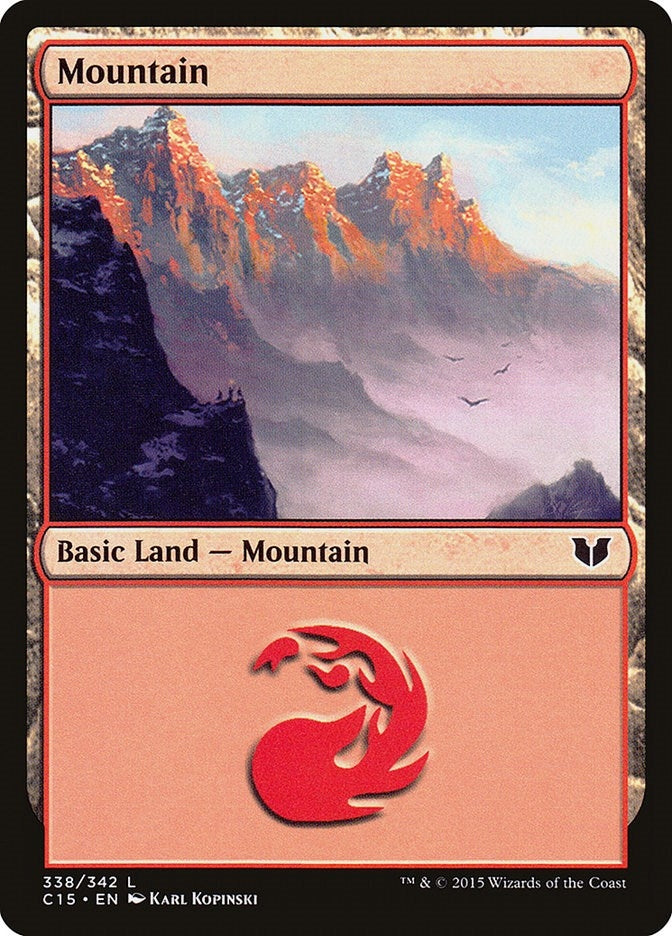 Mountain (338) (338) [C15] - MTG Single