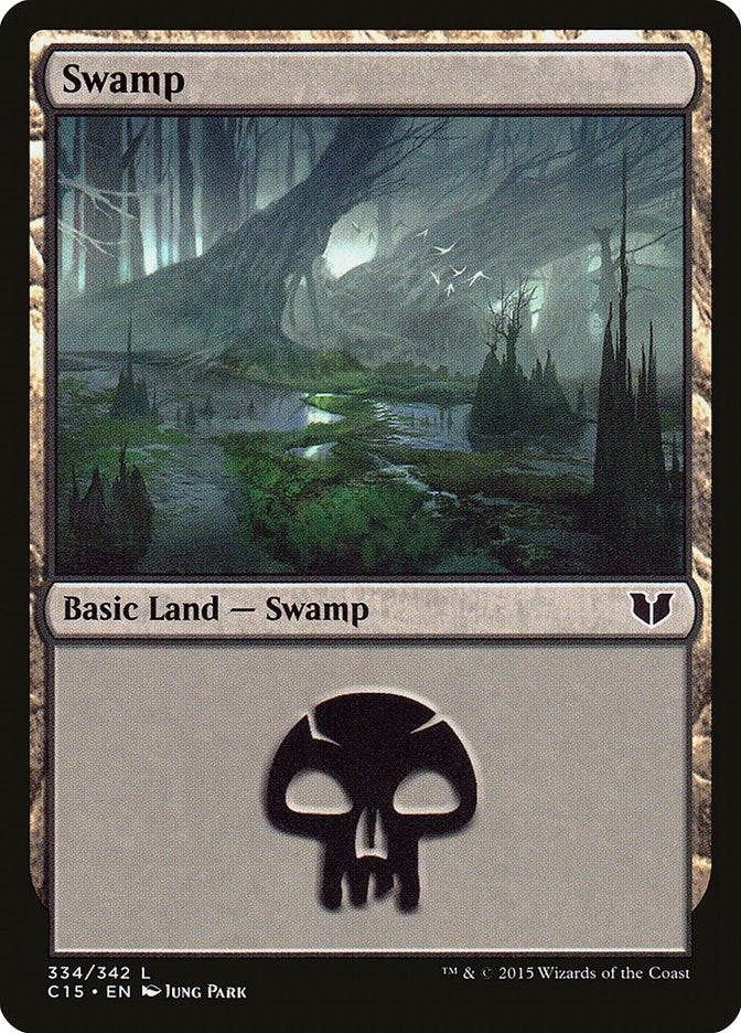 Swamp (334) (334) [C15] - MTG Single