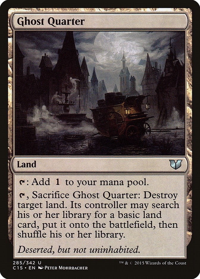 Ghost Quarter (285) [C15] - MTG Single