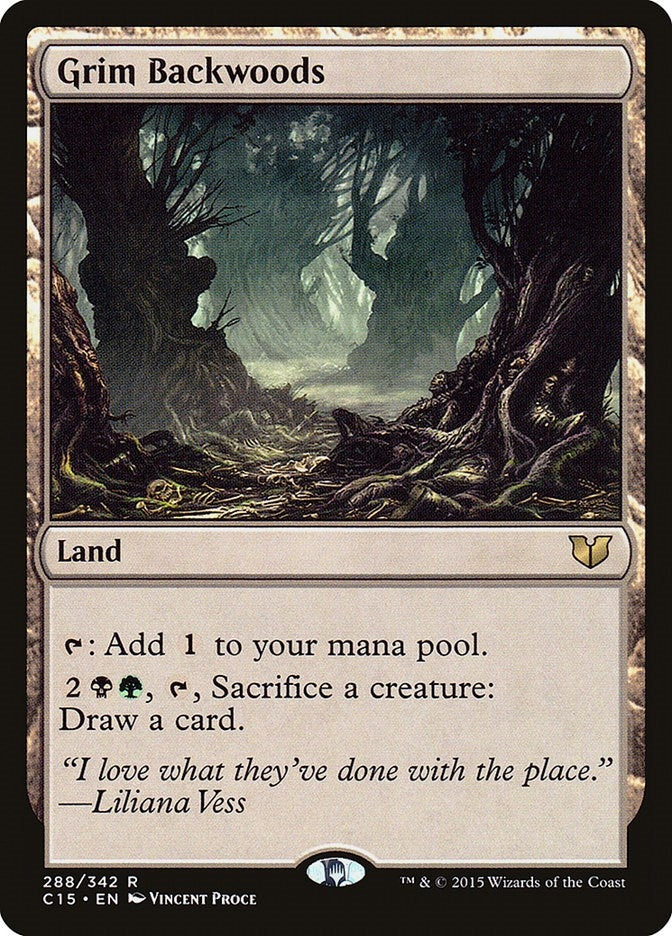 Grim Backwoods (288) [C15] - MTG Single