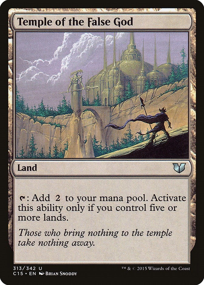 Temple of the False God (313) [C15] - MTG Single