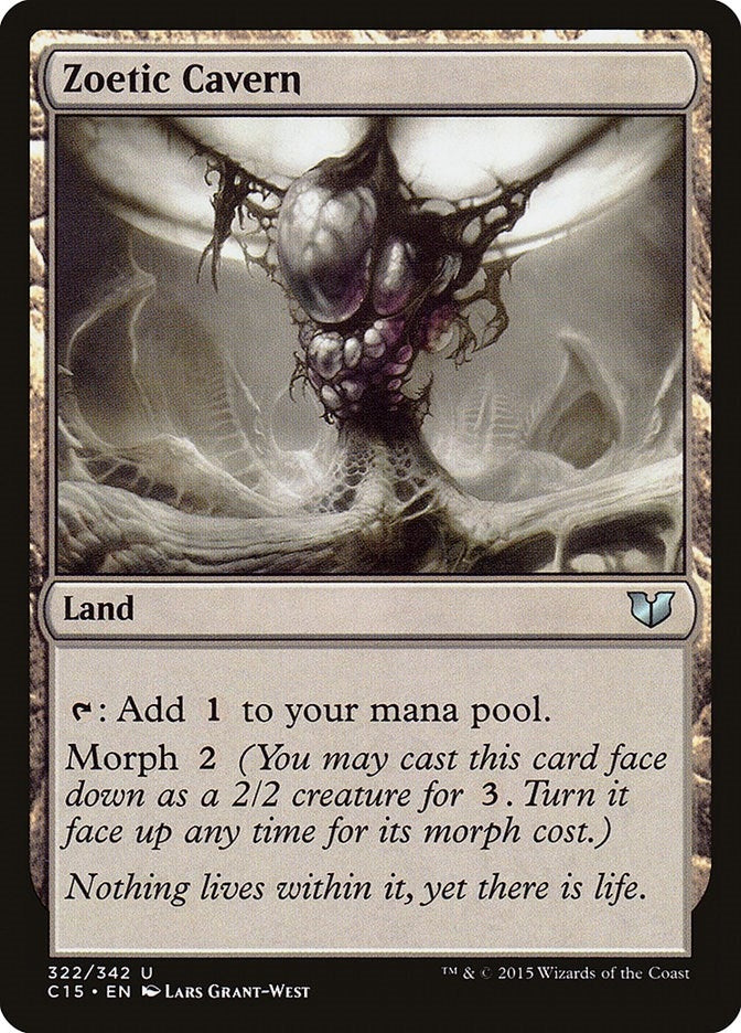 Zoetic Cavern (322) [C15] - MTG Single