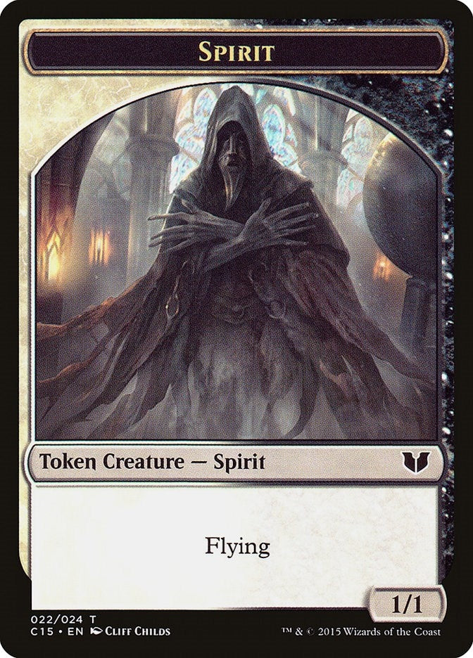 Spirit (022) // Angel Double-Sided Token (0) [C15] - MTG Single
