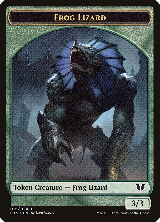Frog Lizard // Germ Double-Sided Token (0) [C15] - MTG Single