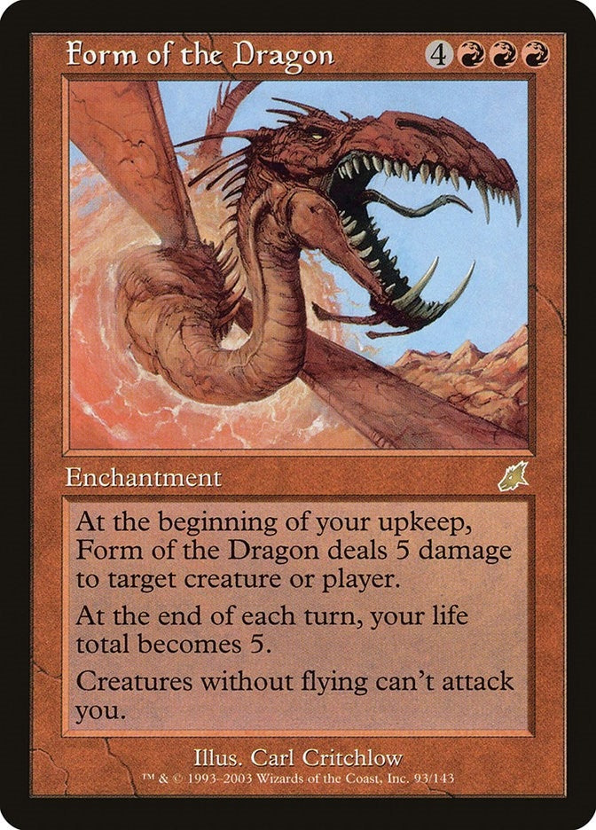 Form of the Dragon (93) [SCG] - MTG Single