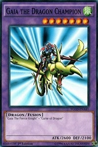Gaia the Dragon Champion (41) (YGLD) - YuGiOh Single