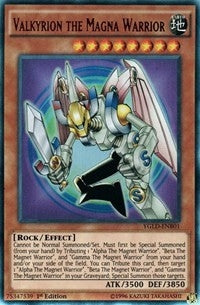 Valkyrion the Magna Warrior (1) (YGLD) - YuGiOh Single