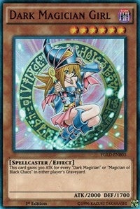 Dark Magician Girl (B) (3) (YGLD) - YuGiOh Single