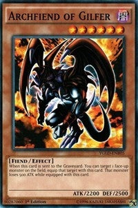 Archfiend of Gilfer (5) (YGLD) - YuGiOh Single