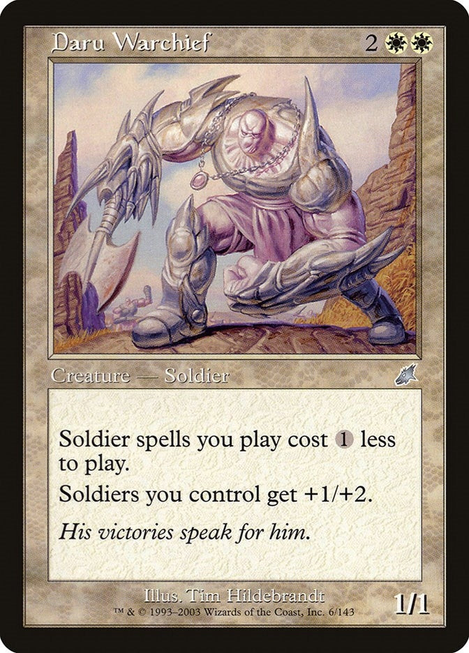 Daru Warchief (6) [SCG] - MTG Single