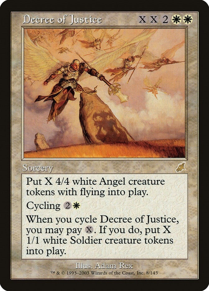 Decree of Justice (8) [SCG] - MTG Single